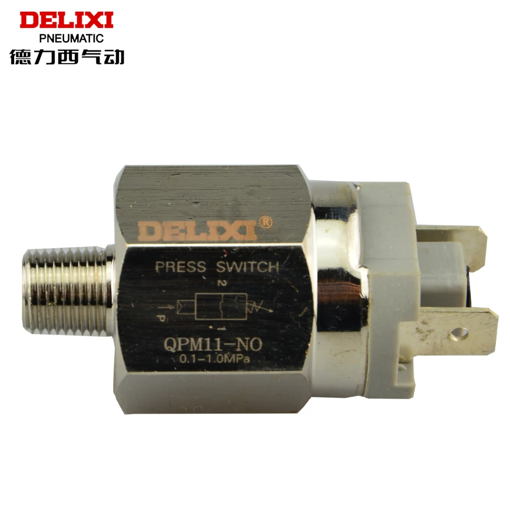 DELIXI QPM11-NC/QPM11-NO G1/8 G1/4 реле давления 0 1-1 МПа/Регулируемая воздушная диафрагма
