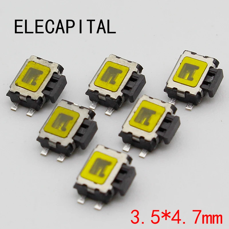 10 шт. микропереключатель smd 4 контакта новый кнопочный переключатель для детской