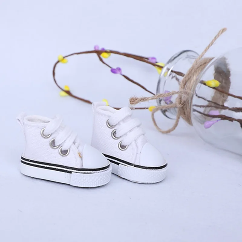 Одна пара 1/6 парусиновая обувь для куклы BJD модная мини-игрушка обувь Bjd кукольная обувь для аксессуаров