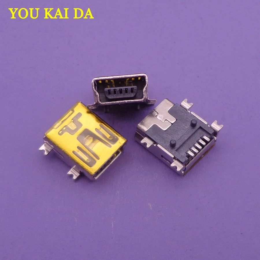 50 шт./лот микро порт для зарядки 5 контактный разъем p мини USB MP3 MP4 мобильный