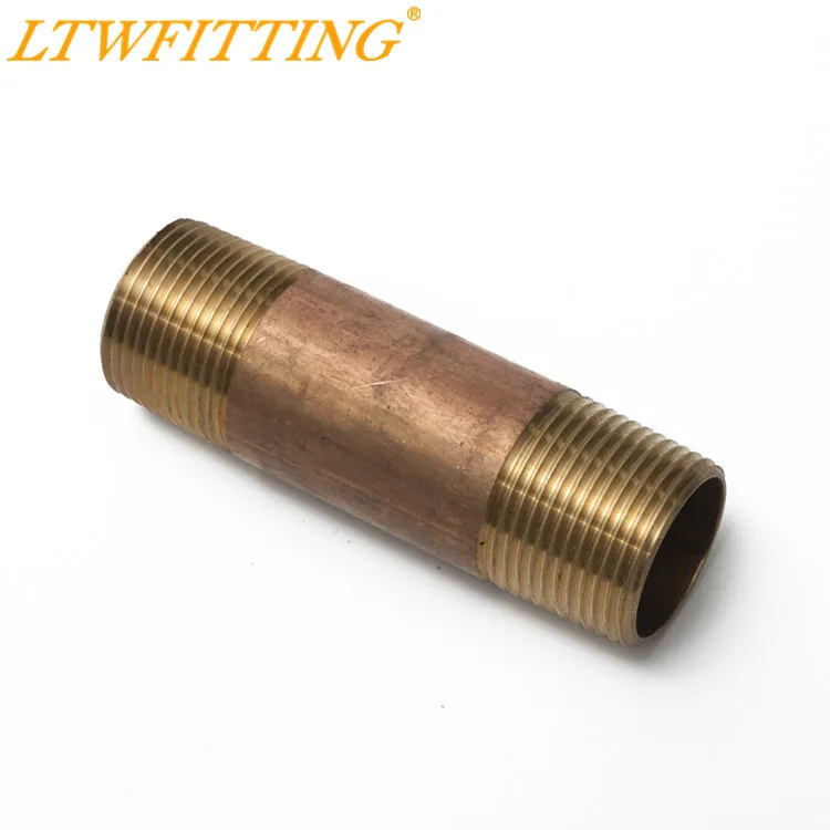 

LTWFITTING Brass Pipe 4" Long Nipples Fitting 1" Male NPT Air Water