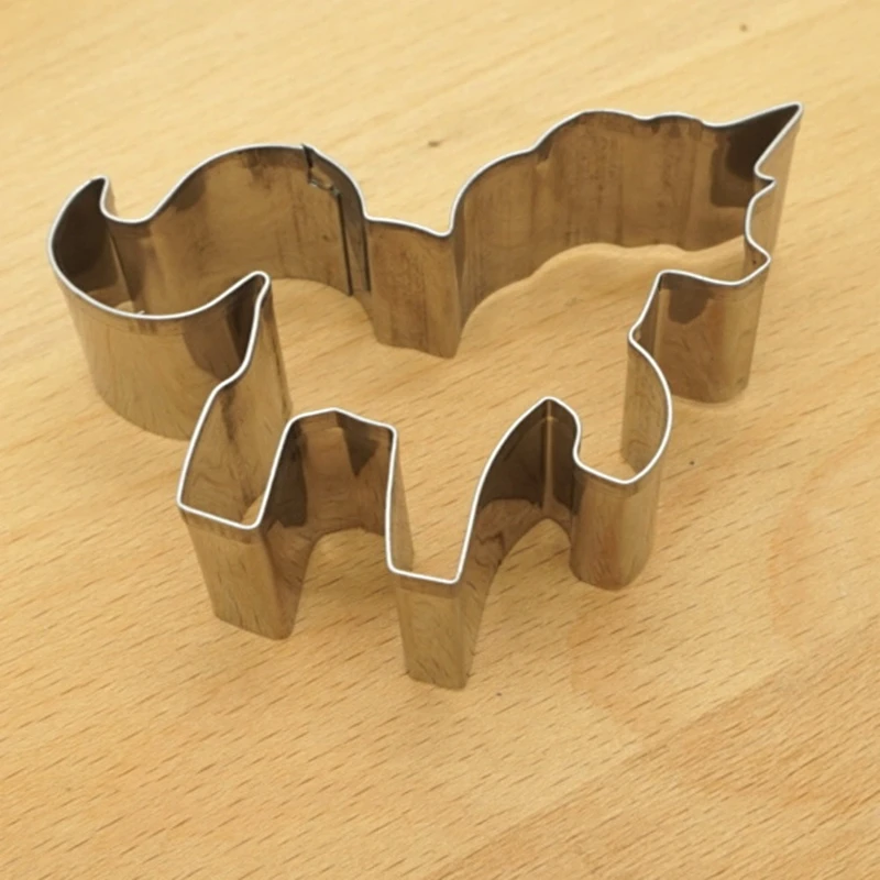 New 3 pcs/set stainless steel cookie mold unicorn and auspicious clouds cookie cake mold baking tool DIY cookie mold