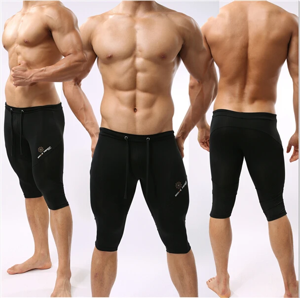 Мужские модные повседневные мужские шорты однотонные высокое качество для бега