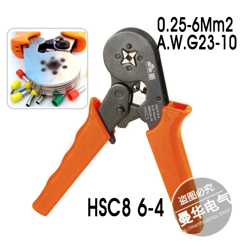 EU Mini type 23 10 A.W.G Емкость 0 25 6 мм2 трубчатые клеммы Обжимные Щипцы|terminal crimping pliers|crimping