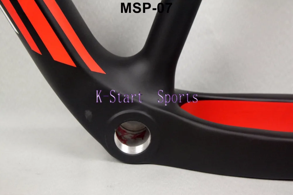 2016 mtb bike carbon frame t800 ud bsa bb30 matte glossy clamp headset mountain 135*9 customised 29er 15.5 17.5 19 1200g | Спорт и