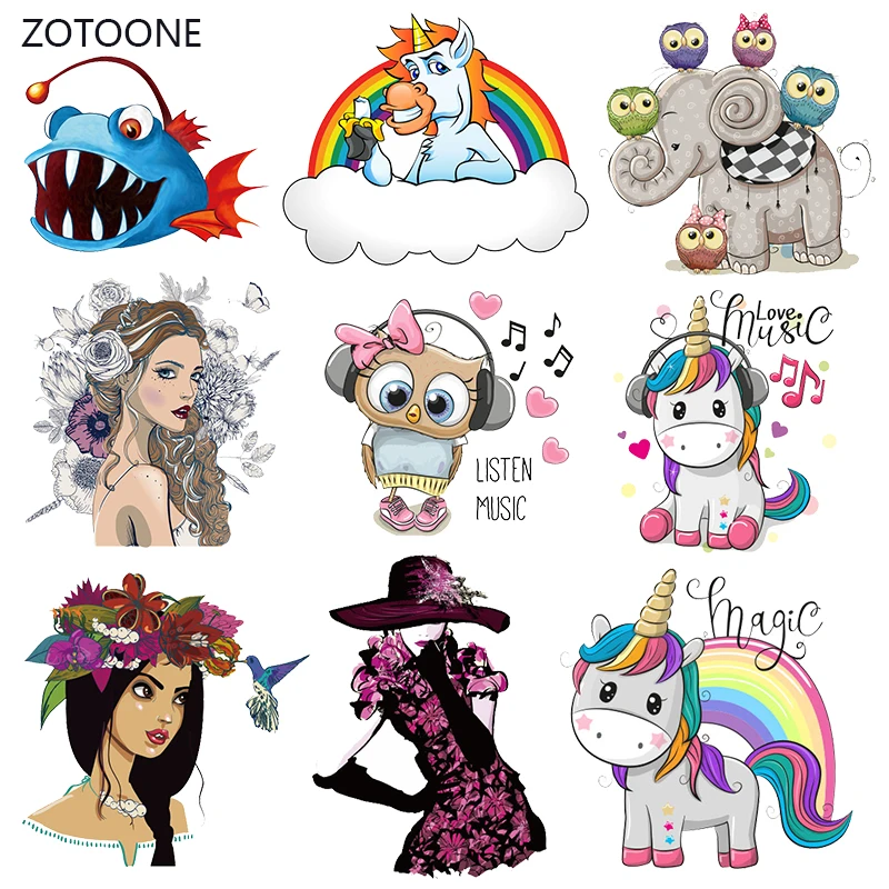 ZOTOONE/модные милые нашивки в полоску утюжок на переноске собачий патч для футболок