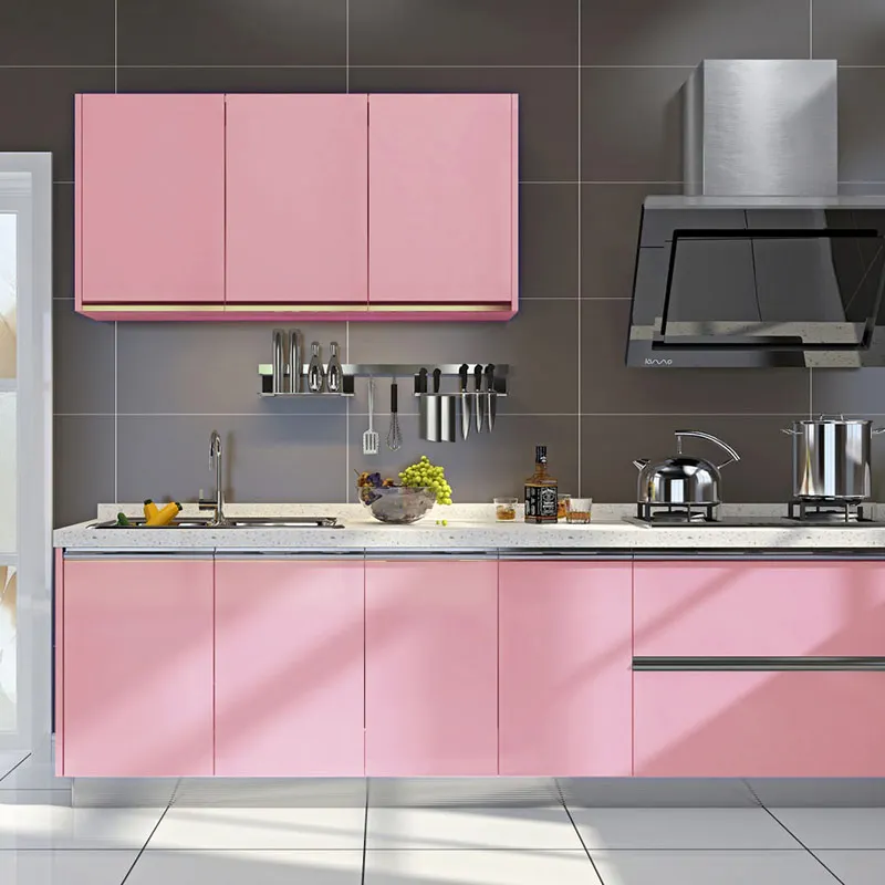 Waterproof PVC Wall Sticker Vinyl Self Adhesive Wallpaper Kids Room Wardrobe Cabinet Furniture Renovation Door Wall Stickers