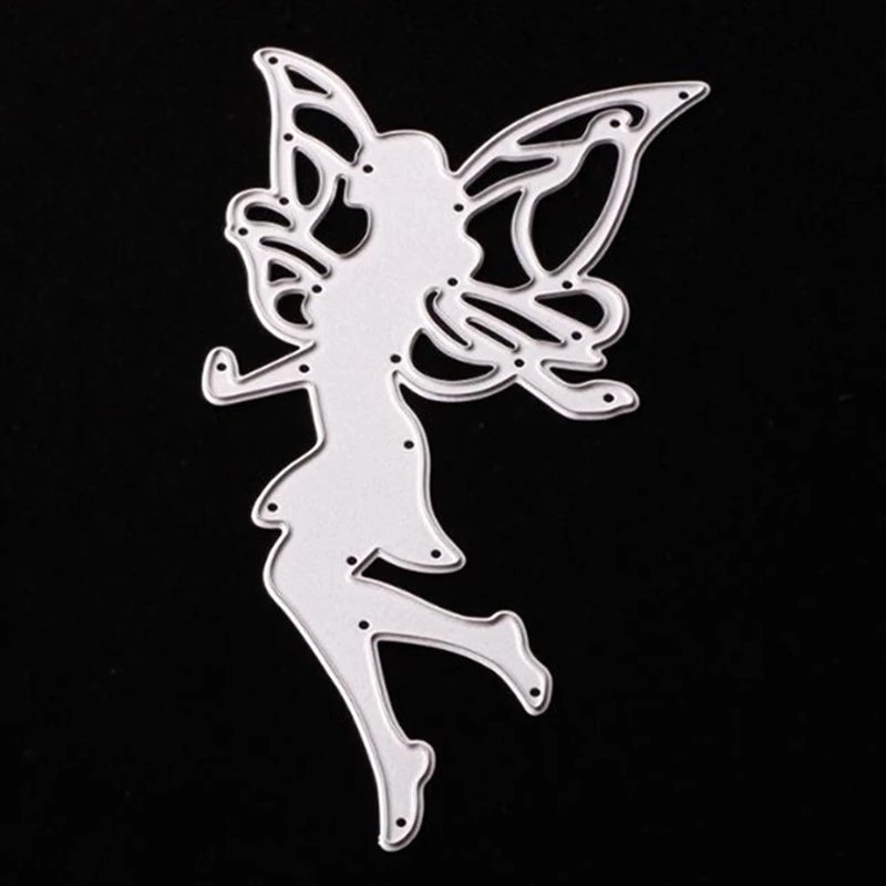 

SCD348 Dancing Fairy Metal Cutting Dies For Scrapbooking Stencils DIY Album Cards Decoration Embossing Folder Die Cuts Tool New