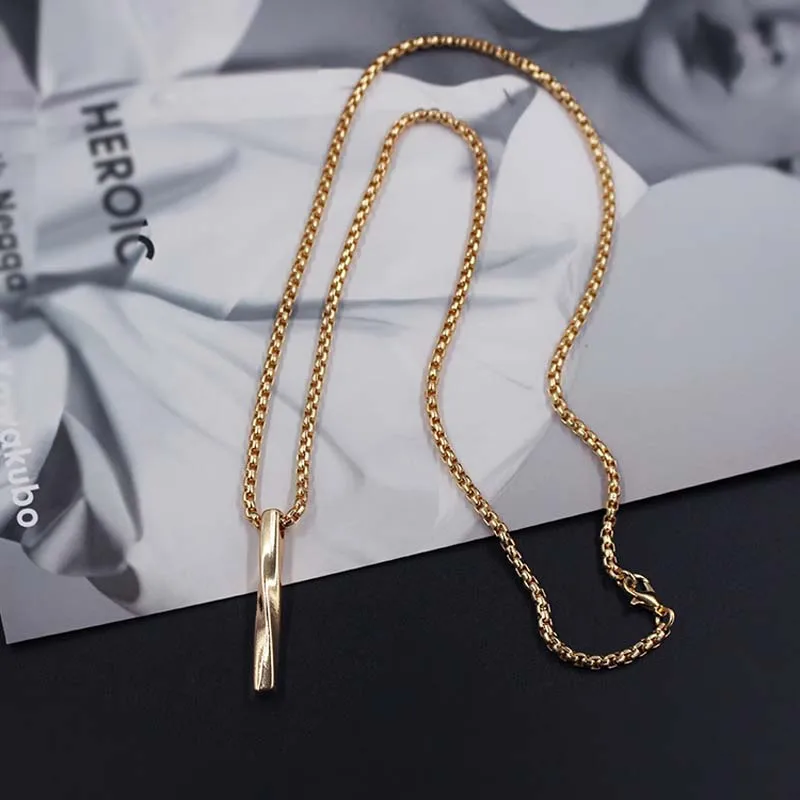 Мужские кулон капсула ожерелья открытые цилиндрические деформированные