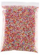 Красочные шарики для слаймов пенопластовые товары похудения мяч крошечный снег