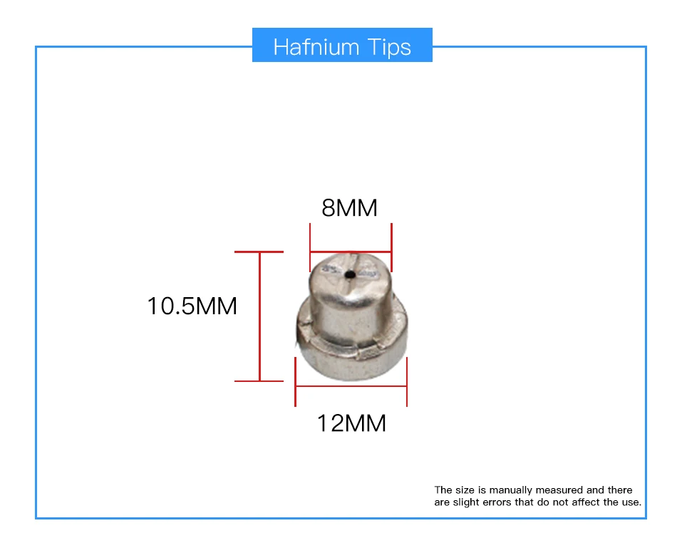 40 шт. короткий PT-31 фонарь для резки короткий Ni Hafnium провод или медные наконечники и электроды для 40A 50A инвертор воздуха плазменный резак
