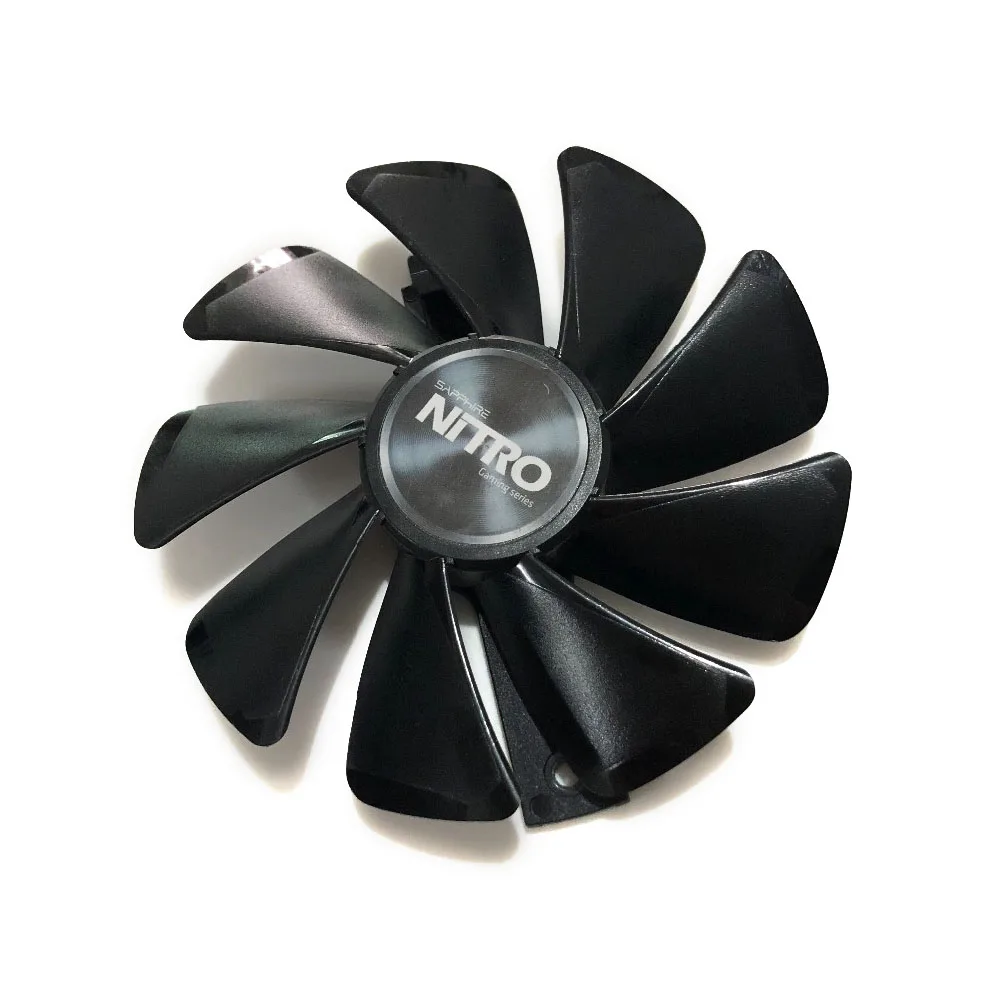 RX 580/570 GPU радиатор Шестерни светодиодный вентилятор для сапфир деталь нитро