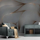 Пользовательские фото обои 3D геометрические абстрактные линии Большая фреска ретро ностальгические современные гостиной диван ТВ фон настенные фрески