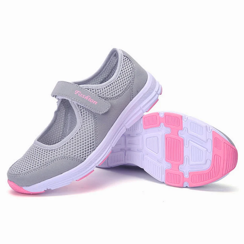 

NANCY TINO Women Breathable Athletic Shoe Quick-drying Non-slip Soft Sole Flat Sneakers Female Outdoor Sport Walking Shoes 35-42