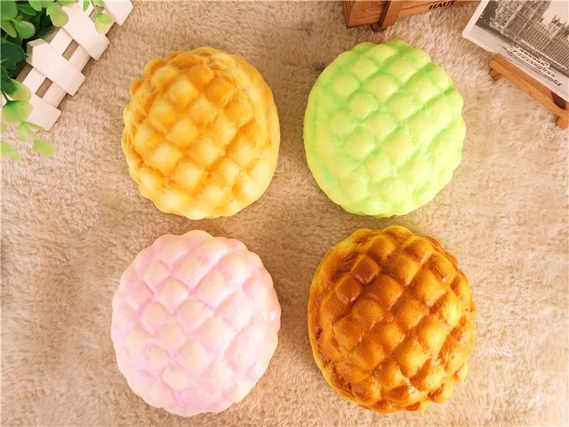 Kuutti Squishy 13 см ананас хлеб Jumbo медленно Восстанавливающий форму мягкая Дыня