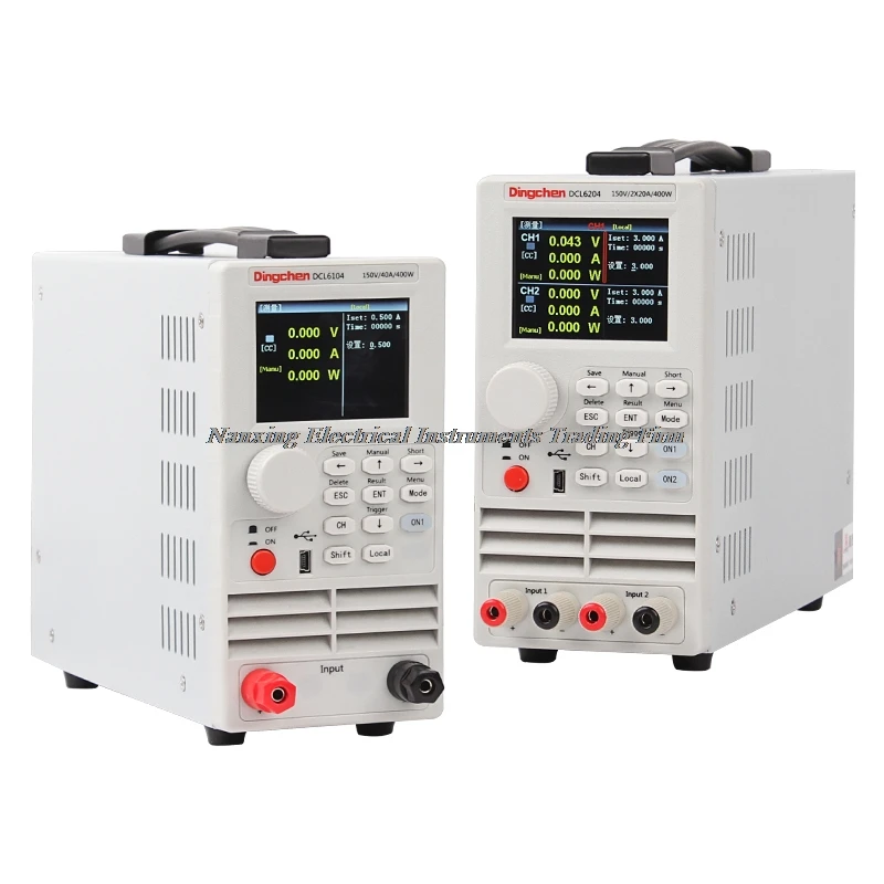 Быстрое прибытие DCL6204 150 V/20A * 2/400W двухканальный DC электронная нагрузка|Измерители