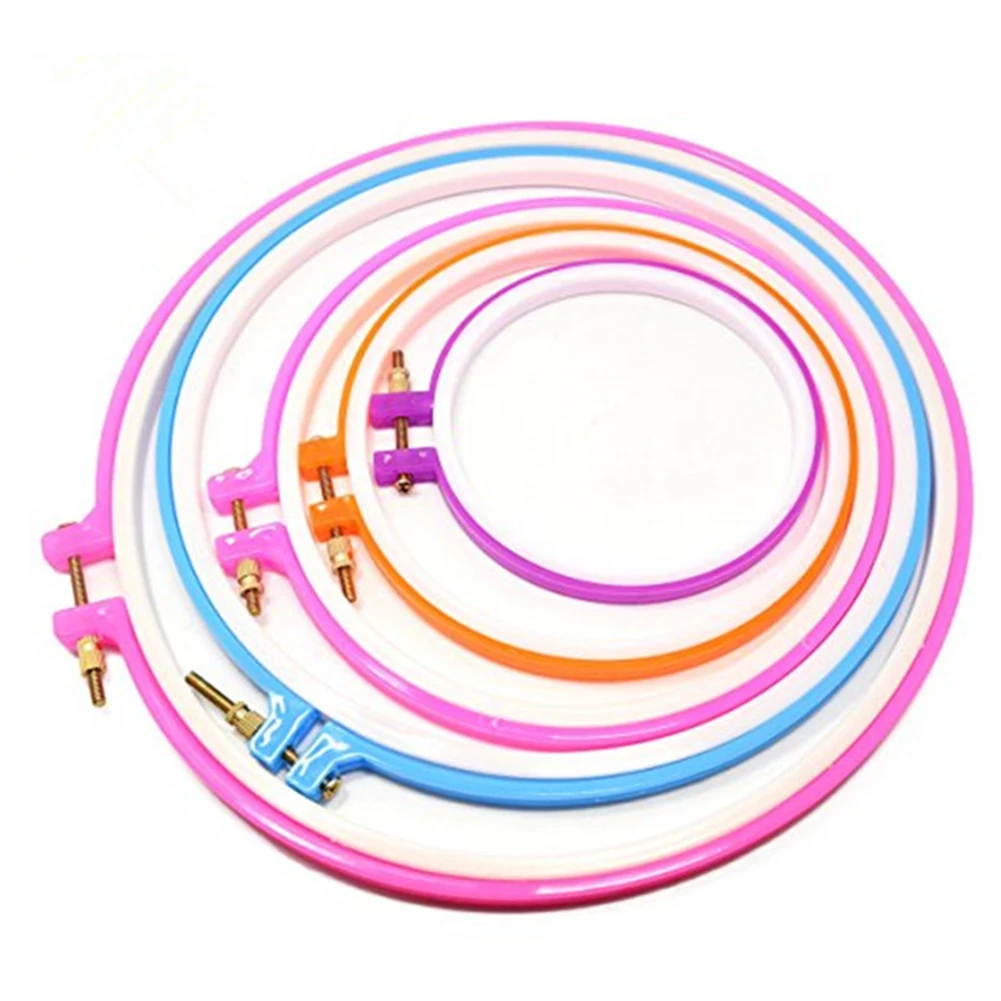 5 шт. Набор круглых кругов для вышивания крестиком слот карт|Швейные инструменты