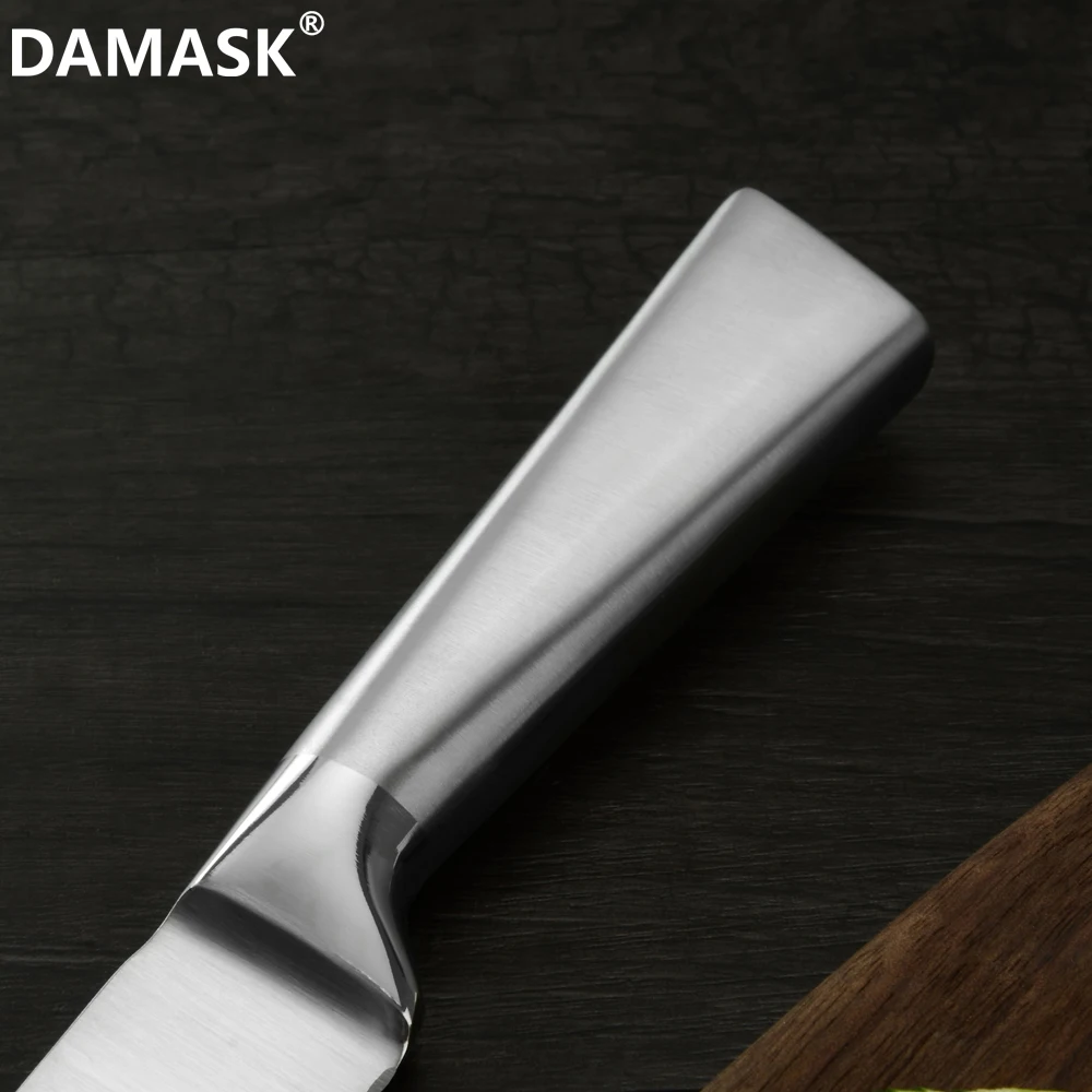 Damask нож из нержавеющей стали для нарезки овощей мяса суши рыбы сантоку шеф-повар