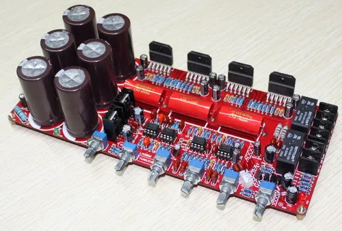 Двойной AC20-28V LM3886TF+ NE5532 2,1 канальный усилитель доска(68 Вт* 2+ 120 Вт