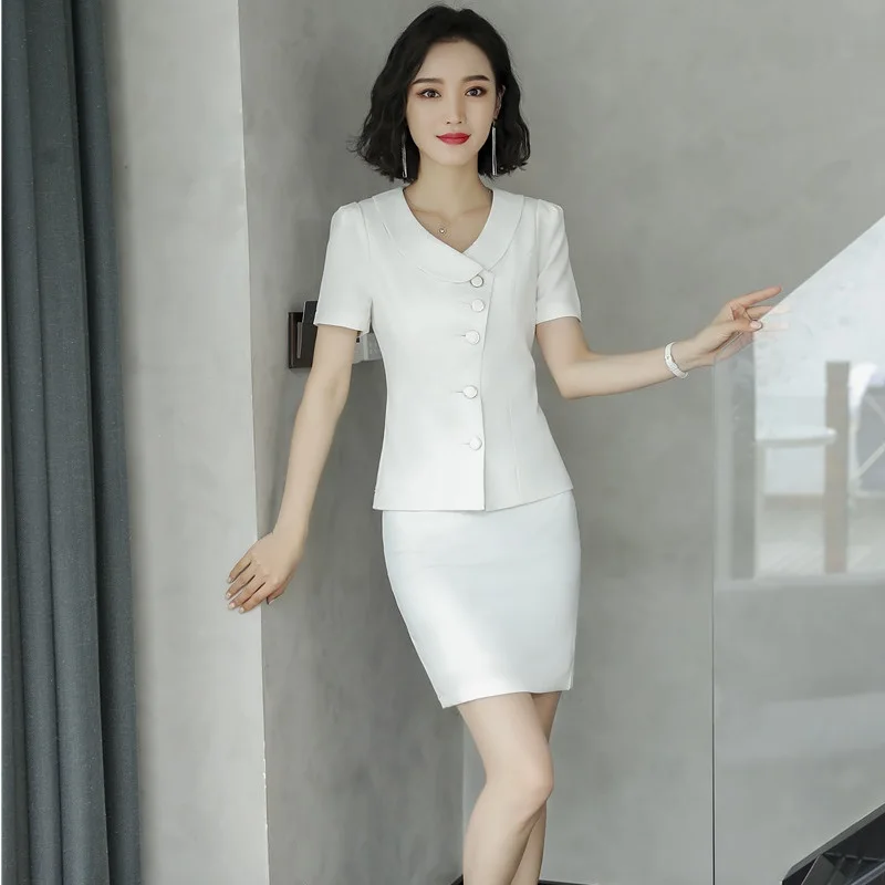 Новинка 2018 Стильная летняя профессиональная деловая Женская одежда для работы