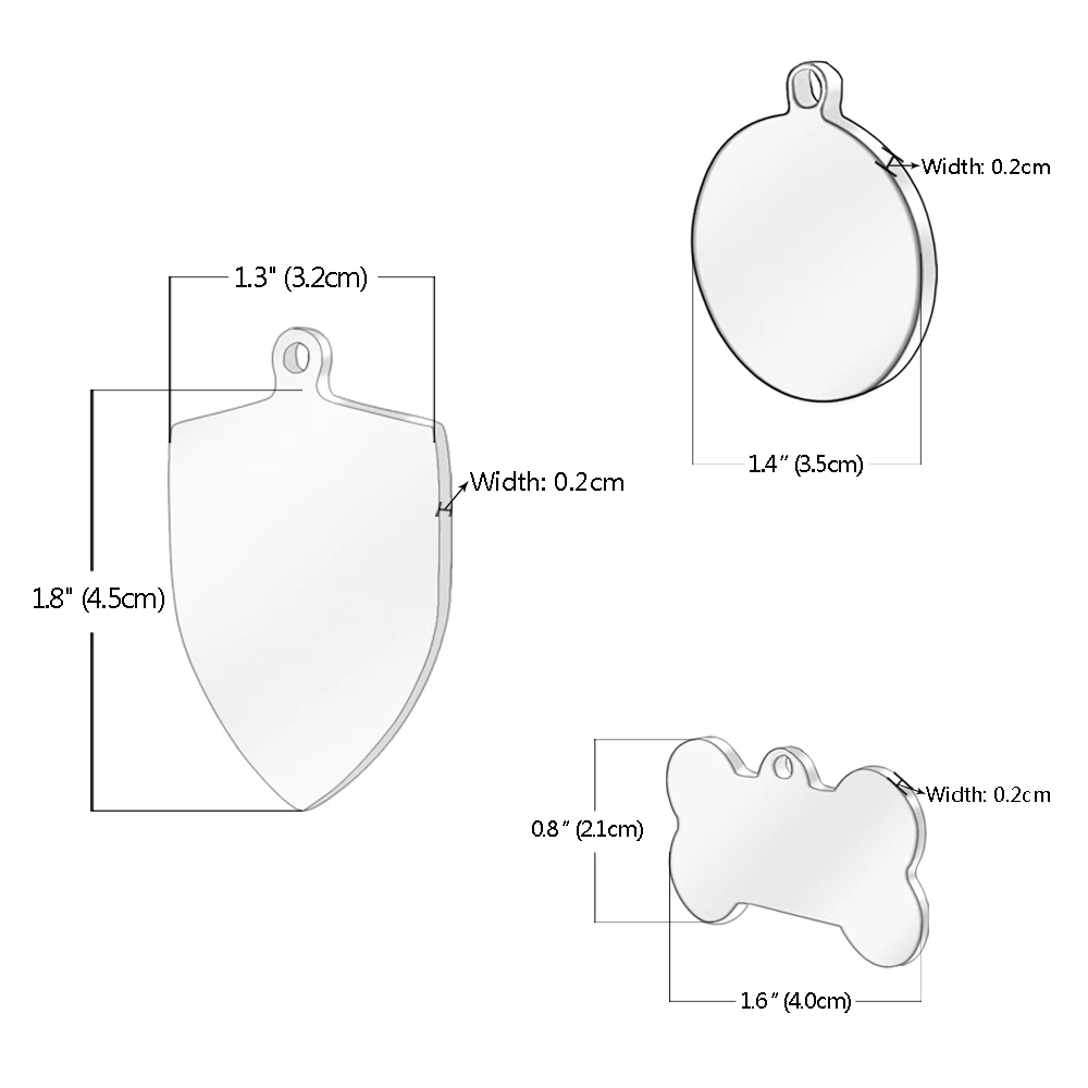 Выгравированная бирка для собак из нержавеющей стали аксессуары на заказ