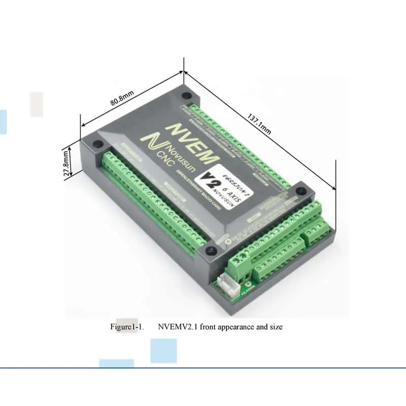 MACH3 Ethernet карта NVEMV2 6 осевой контроллер движения|Драйвер двигателя| |
