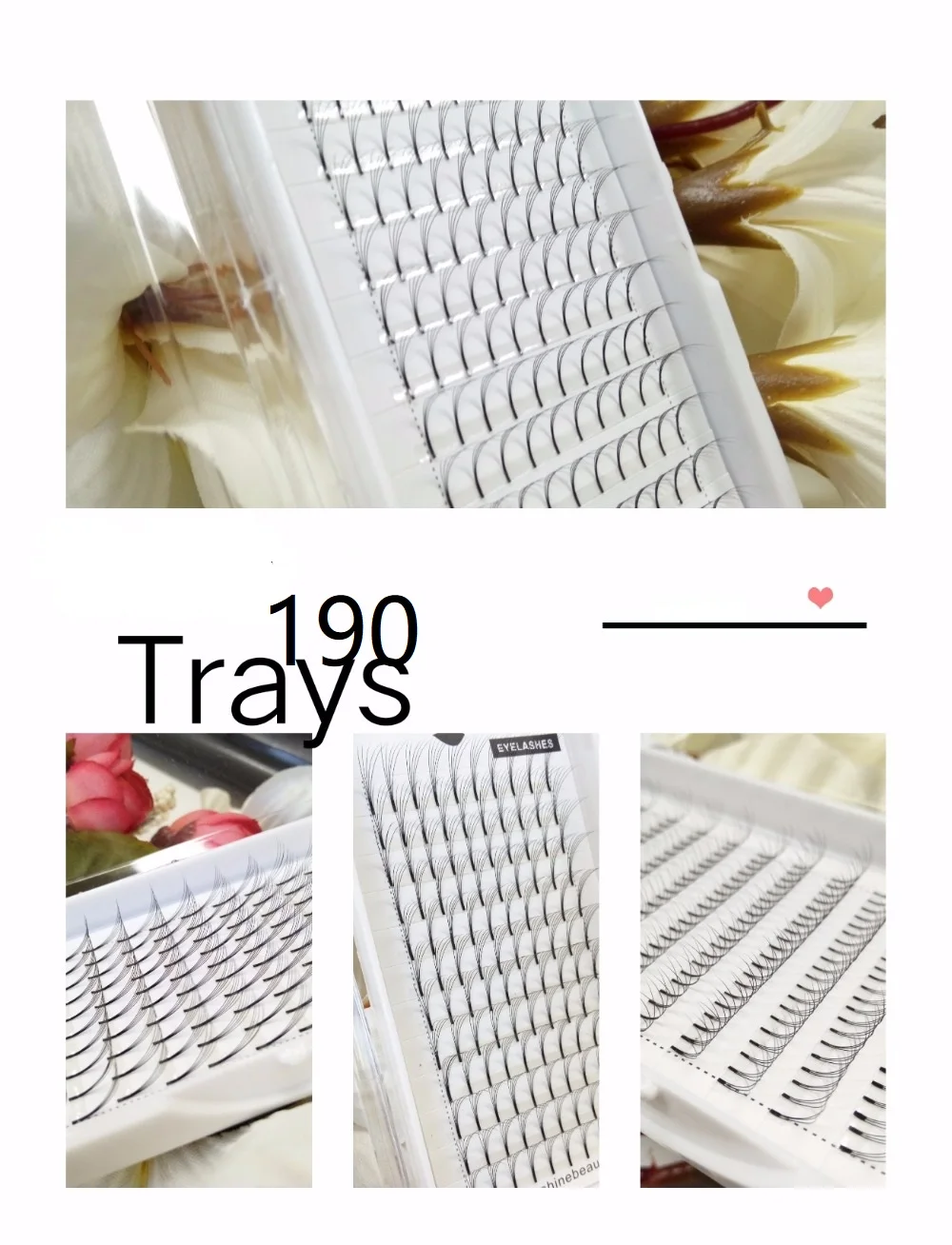 

193 trays/lot wholesale 3D Lash Fake Volume Eyelashes