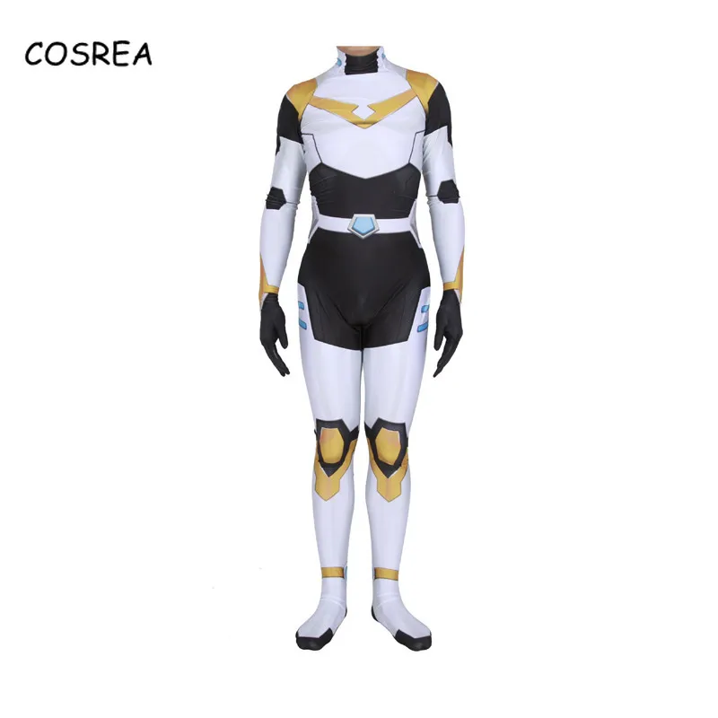 Voltron Косплей Defender of The Universe Onesie Взрослый полный боди спандекс костюм костюмы на
