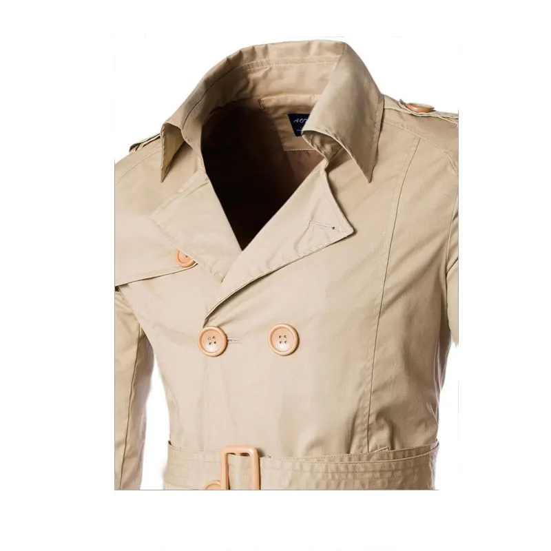 

Windcheater Slim Men Trench Coat Spring Autumn Jacket Coats Brand Outwear Jackets For Men Tops Jaqueta Masculina Overcoat Plus