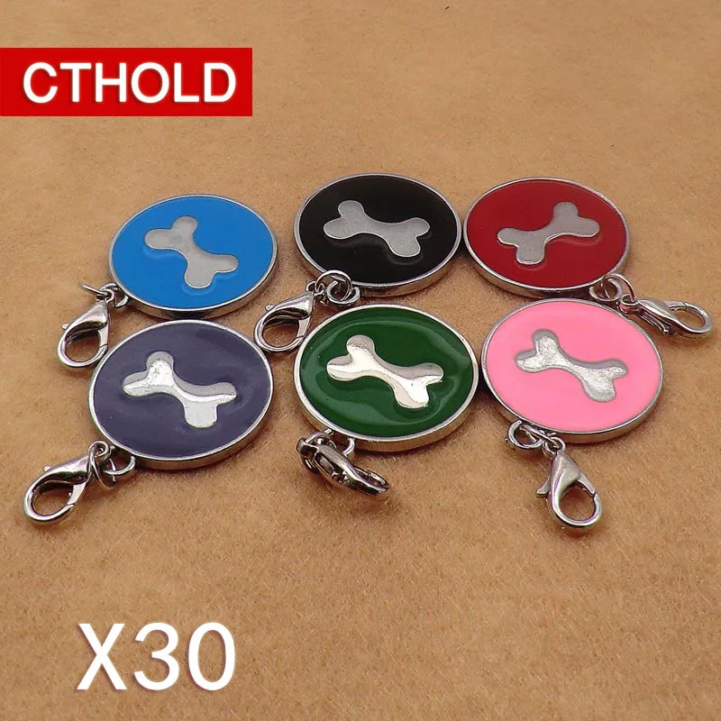 CTHOLD 30 шт./лот идентификационная бирка для кошек и собак табличка с гравировкой