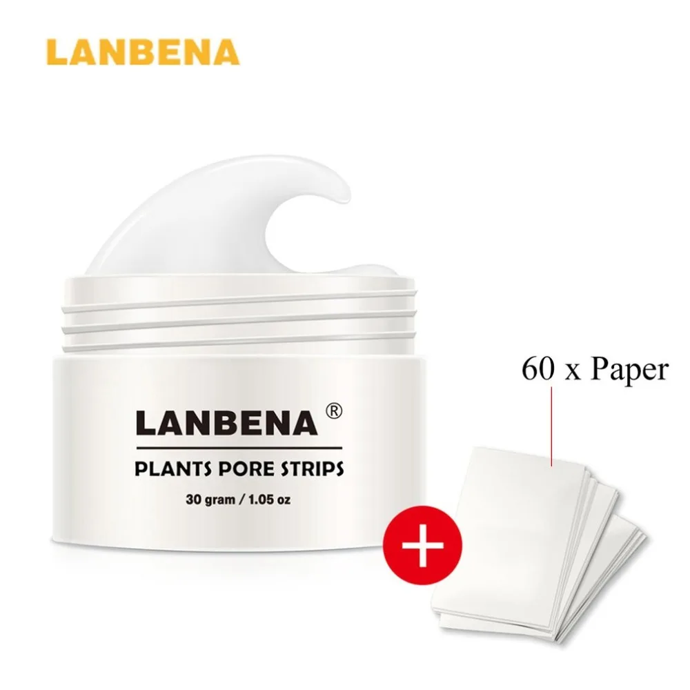 LANBENA 60 шт. маска для удаления угрей в носу маска для удаления пор черная маска для пилинга головы глубокое очищение кожи уход