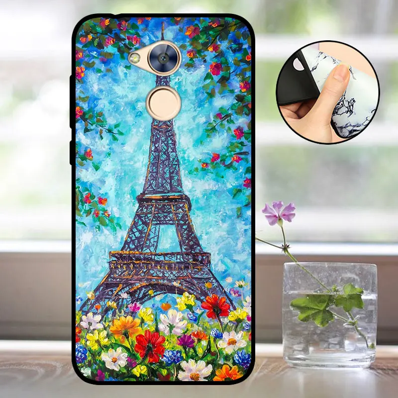 HTT Funda Honor 6A чехол для телефона huawei Honor 6A чехол силиконовый матовый чехол huawei Honor 6A DLI TL20 6 A Honor6A мягкий чехол - Цвет: HTT