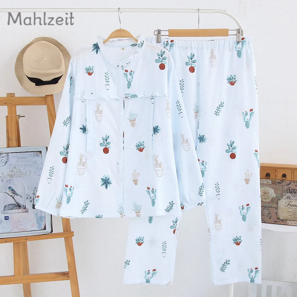 Летняя и осенняя мягкая одежда для беременных кормящих женщин 100% Хлопковая