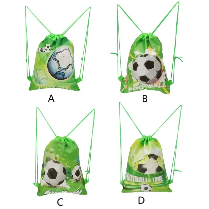 

NoEnName_Null Football Storage Bag Non-woven Fabric Drawstring Bag Outdoor Sport Gym Backpack 34cm x 27cm