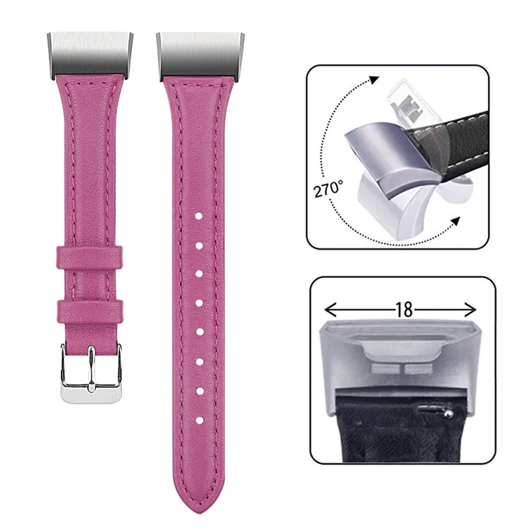 Новое поступление, ремешок из натуральной кожи, ремешок для Fitbit Charge 3, модные умные часы, сменный Браслет, кожаные аксессуары