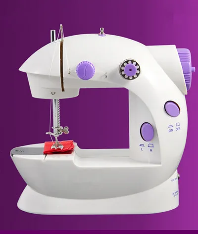 

Mini electric household sewing machine dual speed with power supply, small household sartorially belt transformer
