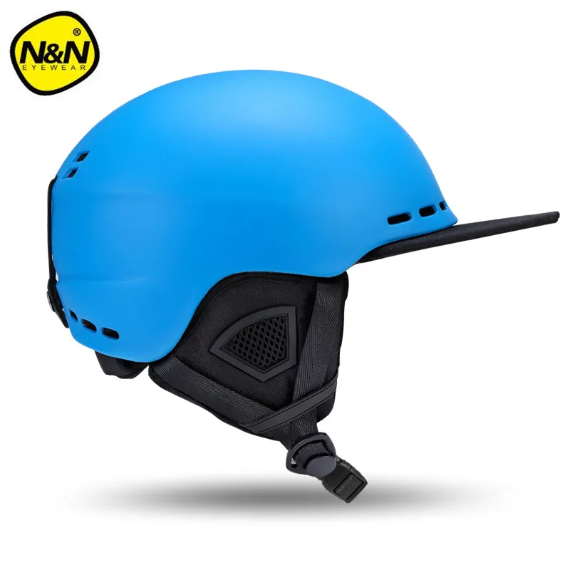 Sky Blue Nandn лыжные шлемы PC+ EPS сверхлегкие высококачественные шлемы для сноуборда мужские и женские шлемы для катания на коньках Скейтборд лыжные шлемы защита головы - Цвет: Sky Blue