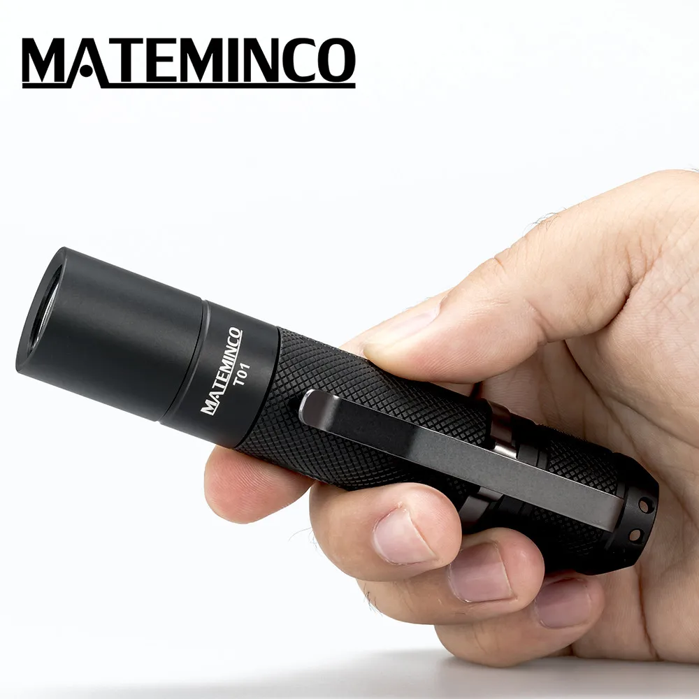 MATEMINCO T01 BLF A6 благодаря светодиоду CREE XPL 1600LM мощный 18650 EDC светодиодный вспышка