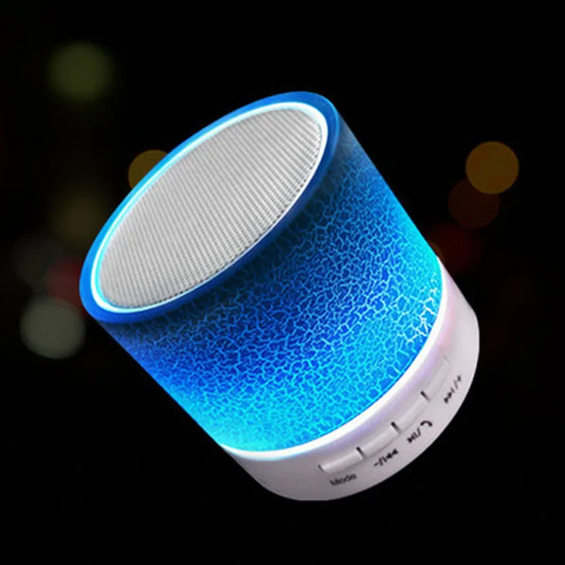 A9 мини Беспроводной Bluetooth Динамик светодиодный Hands Free TF USB s Портативный сабвуфер 3
