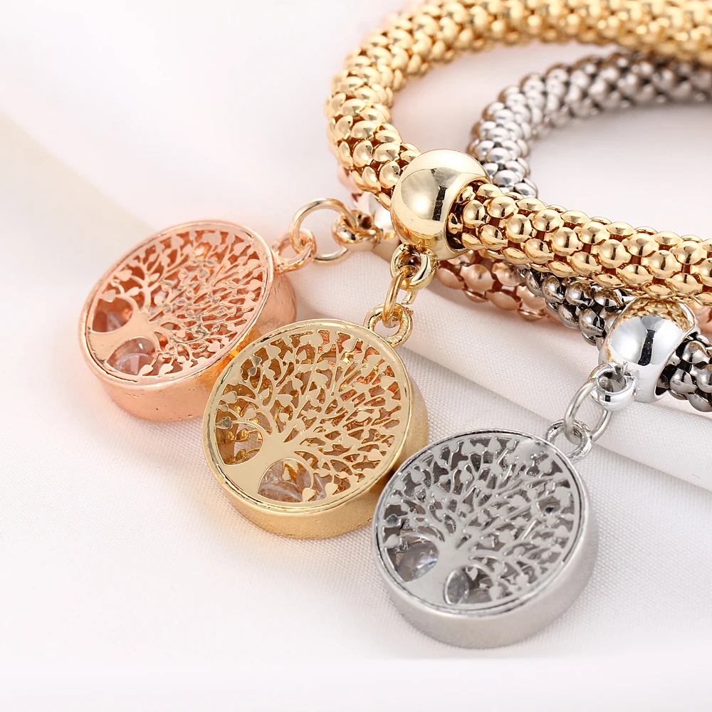 Браслет с якорем из дерева жизни 3 шт. в одном наборе браслет цвета красивая