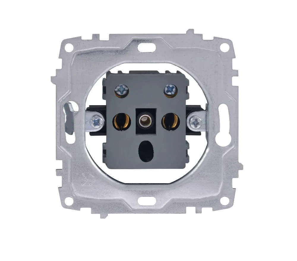 Красный цвет вставной розетки без земли красочные Розетки DIY розетка 10A 250V |