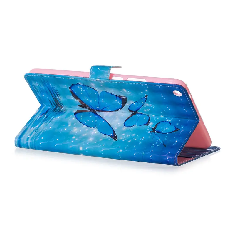 Чехол для huawei MediaPad T3 8,", KOB-L09, чехол для KOB-W09, чехол для планшета, 3D рисунок с животными из мультфильма, откидная подставка, Чехол+ пленка+ ручка