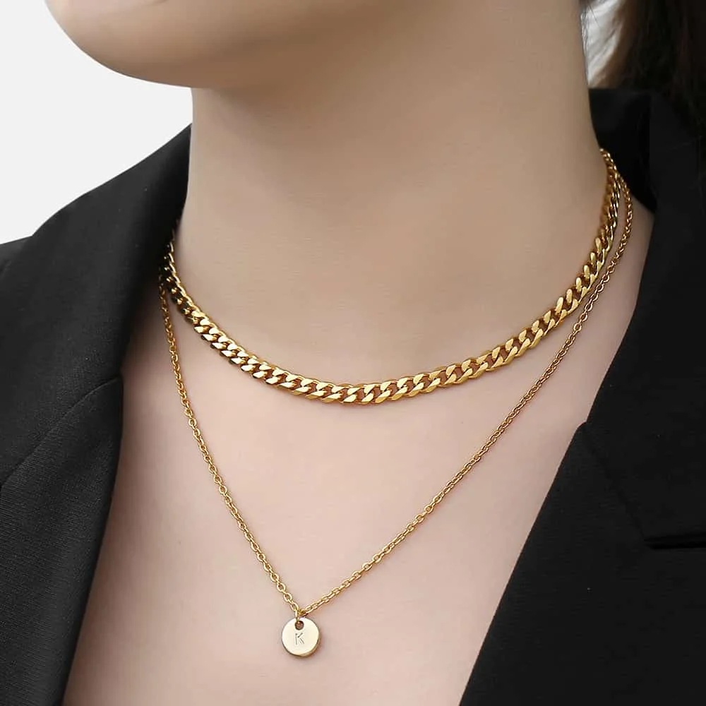 Женское ожерелье с буквой а Z желтое Золотое длинное буквенным принтом подарок