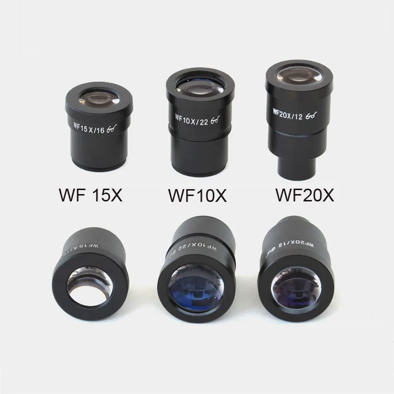 Высокое качество WF10X WF15X WF20X стерео окуляр для окуляра высокая точка зрения