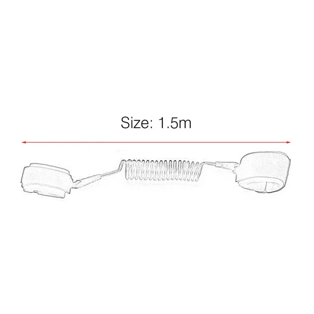 

1.5m Adjustable Children Kids Safety Anti-lost Wrist Link Band Bracelet Wristband Secure Brace Braces & Supports