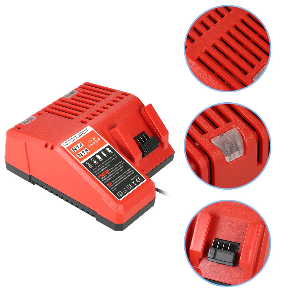 18 В Электроинструмент литиевая батарея зарядное устройство Замена для Milwaukee M18