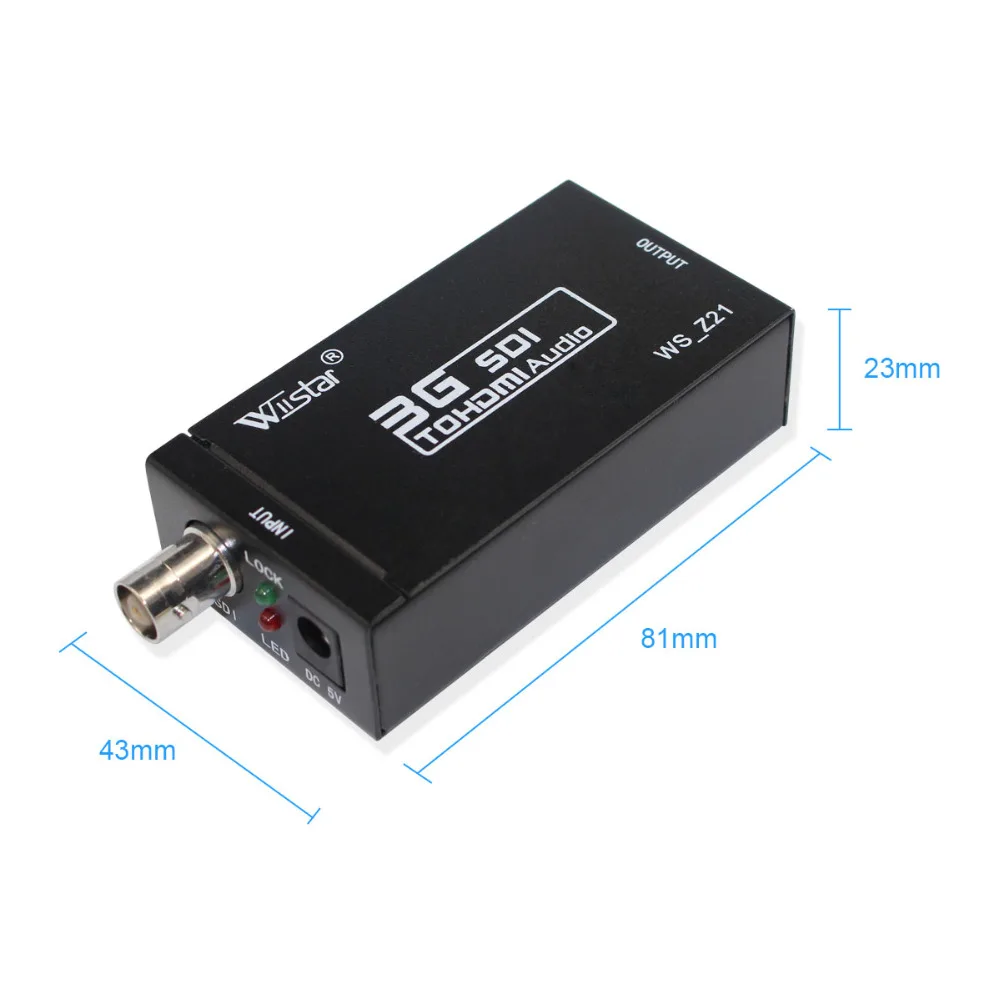 10 шт. SDI HDMI конвертер поддержка лампочек/3G сигналов показывающих sdi2hdmi sdi hdmi