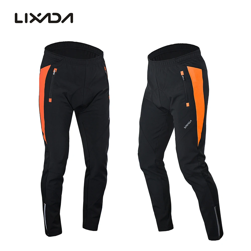 Lixada мужские уличные велосипедные брюки зимние теплые дышащие удобные с