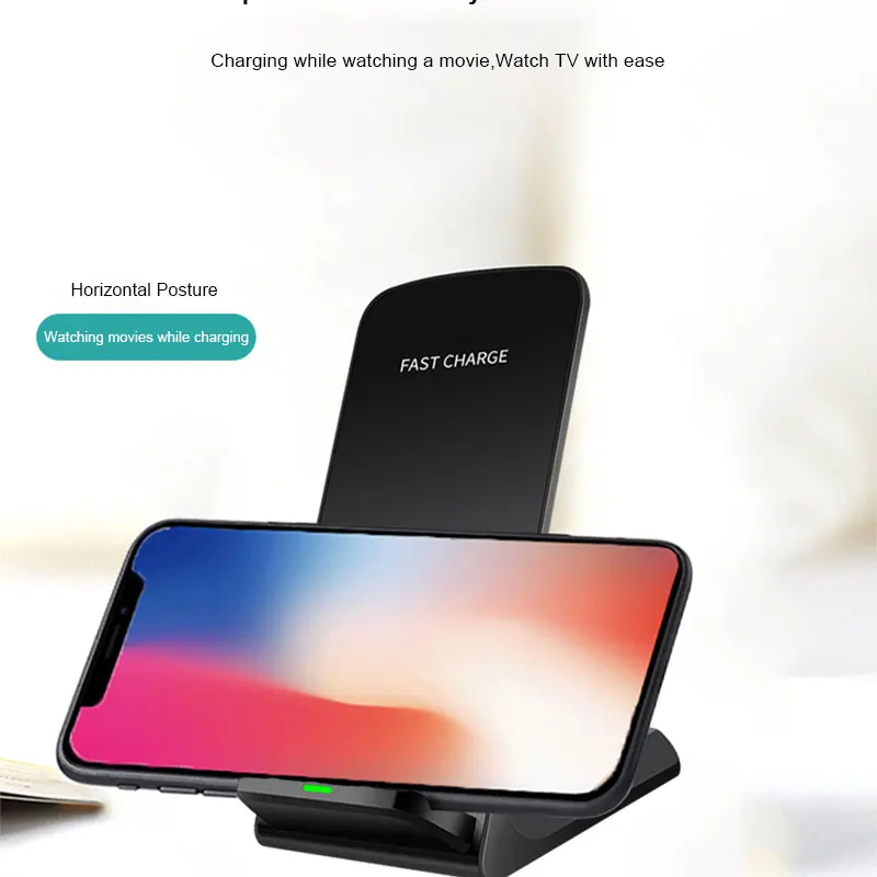 Беспроводное зарядное устройство AOXIN Qi для Apple iPhone XR X Xs Max 8 Plus samsung Galaxy S10 S9 Plus быстрая Беспроводная зарядка держатель телефона 10 Вт