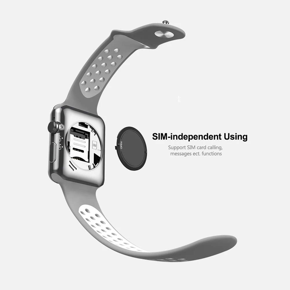 DM09 Plus Смарт-часы с сим-картой часы телефон Шагомер сна фитнес-трекер